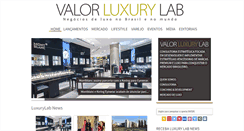 Desktop Screenshot of luxurylab.com.br