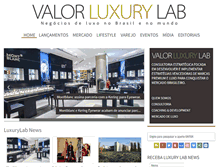 Tablet Screenshot of luxurylab.com.br